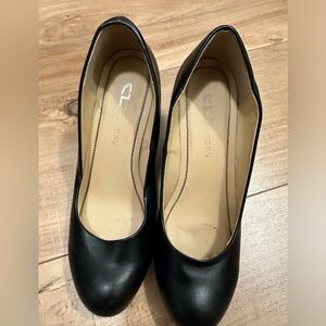 Back wedge heel shoes